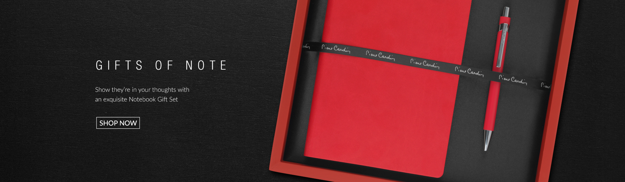 Designer designer-notebooks from Pierre Cardin