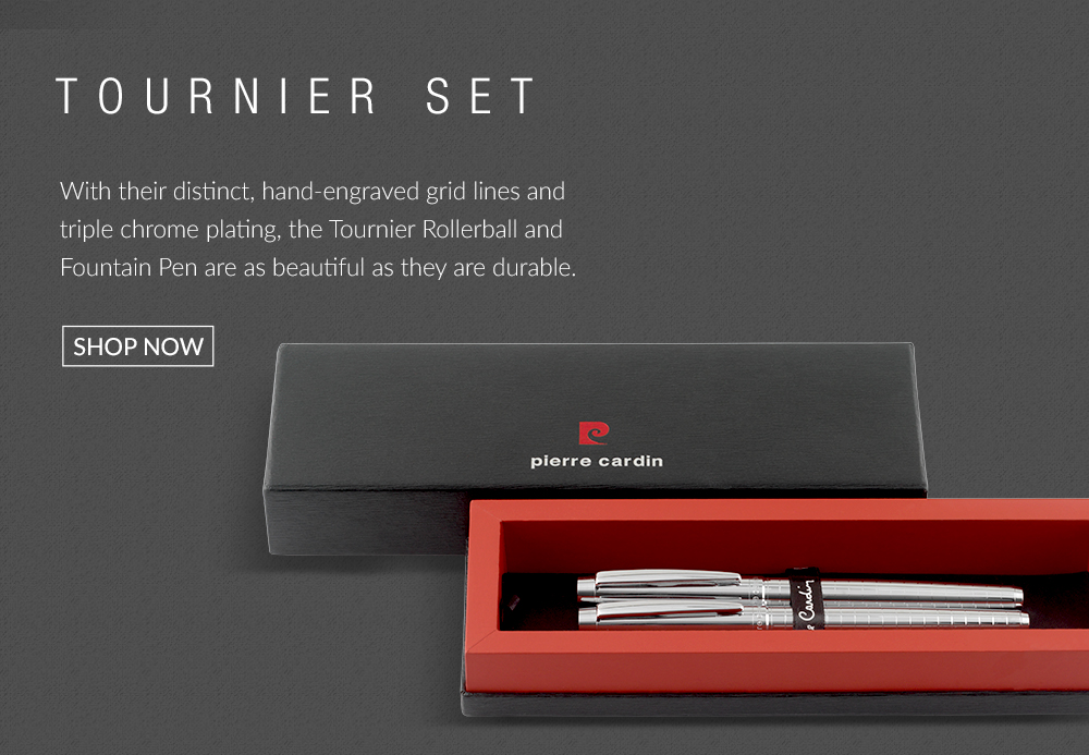 Designer pen-sets from Pierre Cardin