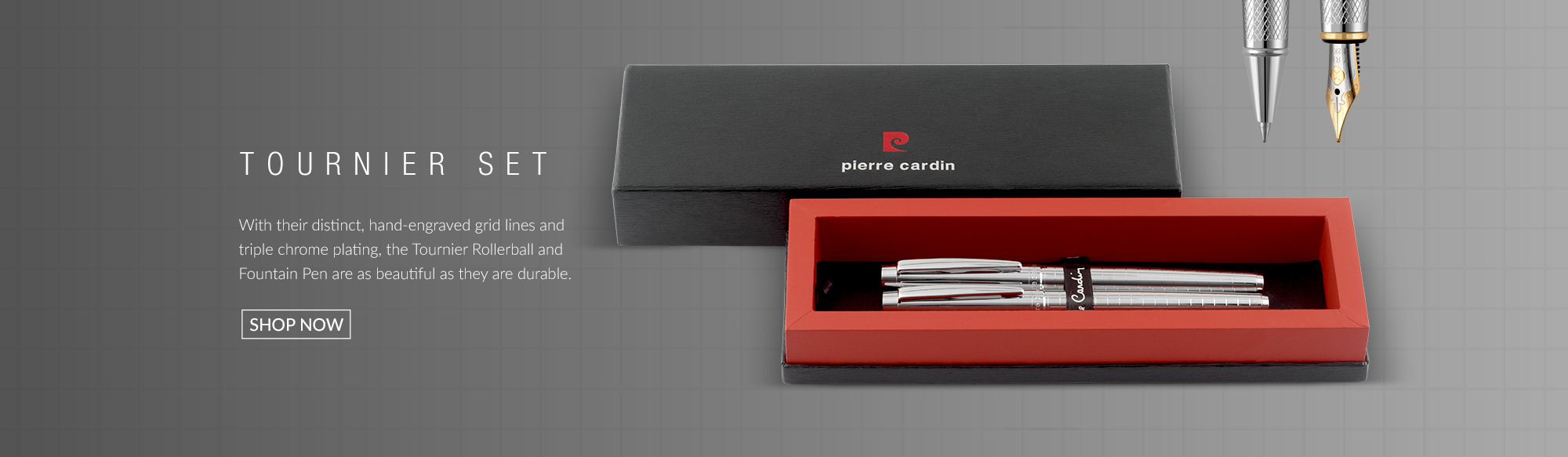 Designer pen-sets from Pierre Cardin