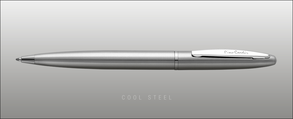 Clarence Stainless Steel Ballpoint Pen by Pierre Cardin Header Clarence Stainless Steel Ballpoint Pen by Pierre Cardin